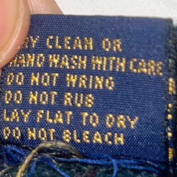 NWT Jos. A. Bank Green Marled Lambswool Suit Vest Made in Hong Kong XL - Picture 10 of 11